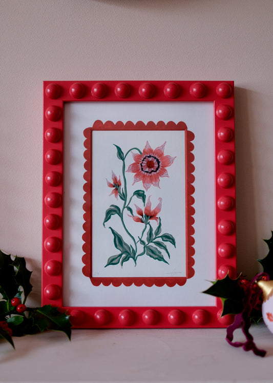 Passion Flower Framed Original Art