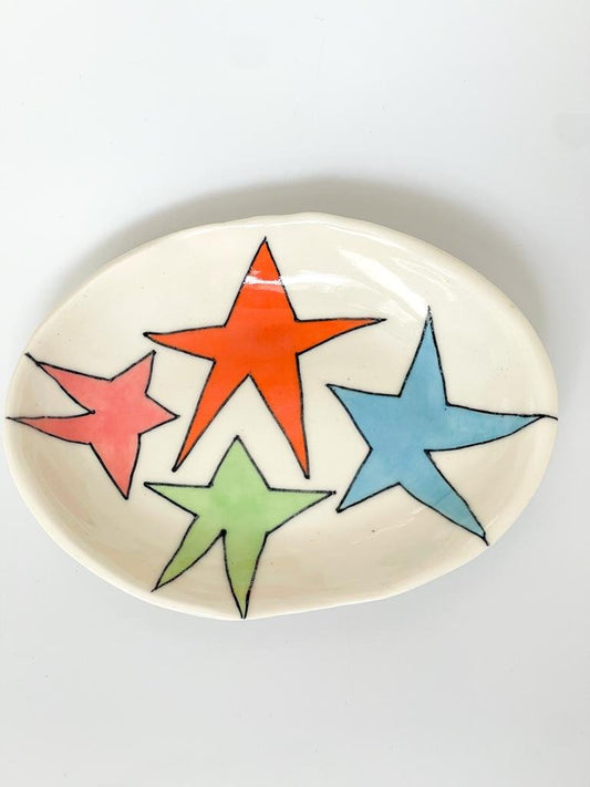 Four Star Oval Dish