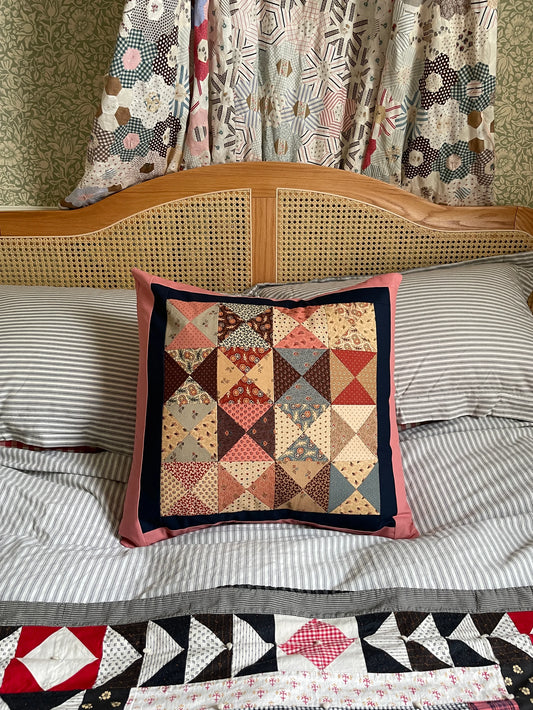 Rose Patchwork Cushion