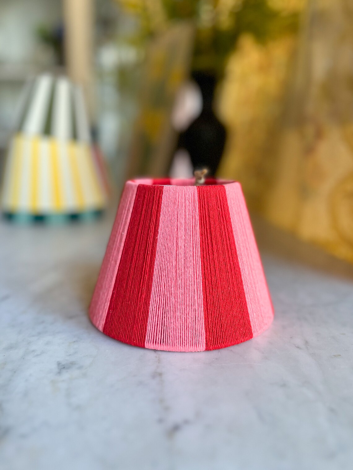 Lipstick Stripe Lampshade