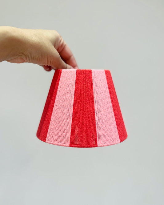 Lipstick Stripe Lampshade